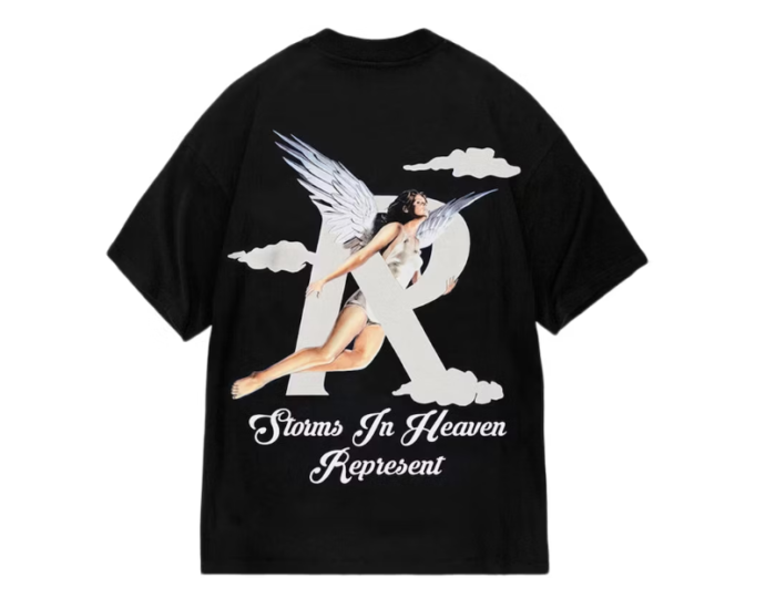 Represent T Shirt Storms Heaven Black