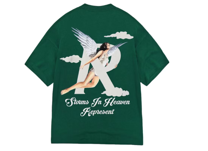 Represent T Shirt Storms Heaven Green