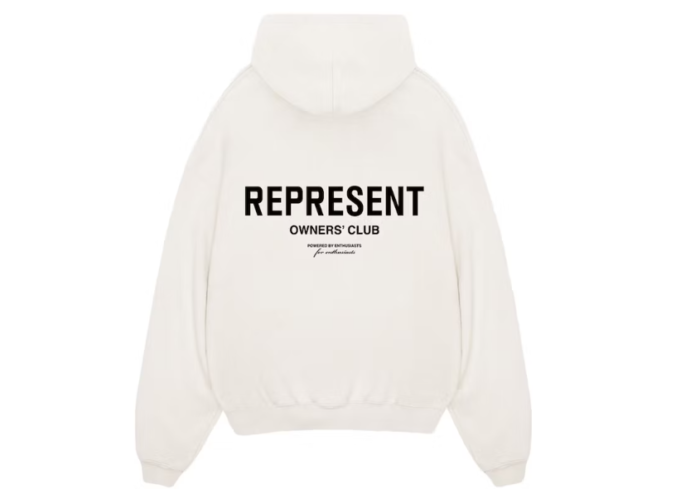 Represent Hoodie Owners Club White Back