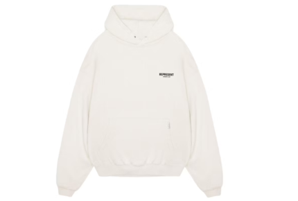 Represent Hoodie Owners Club White Front