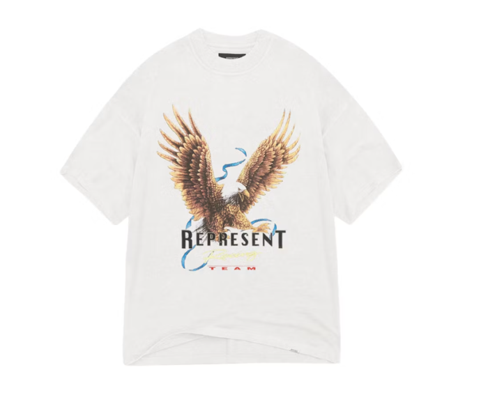 Represent T Shirt Eagle White